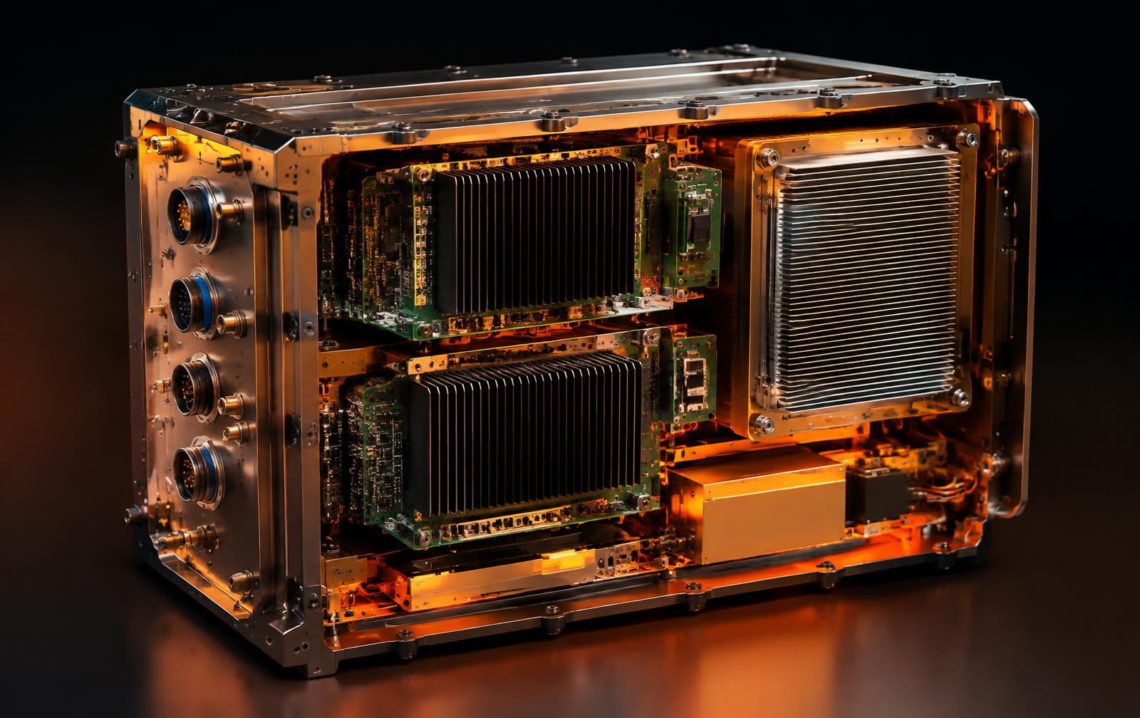 Radiation-hardened onboard computer of a Mars robot
